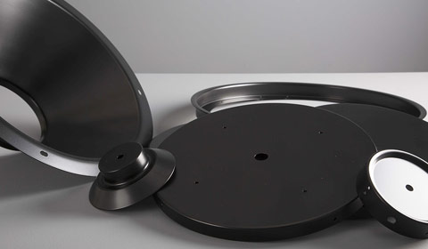 Sheet processing and finishing in the field of lighting